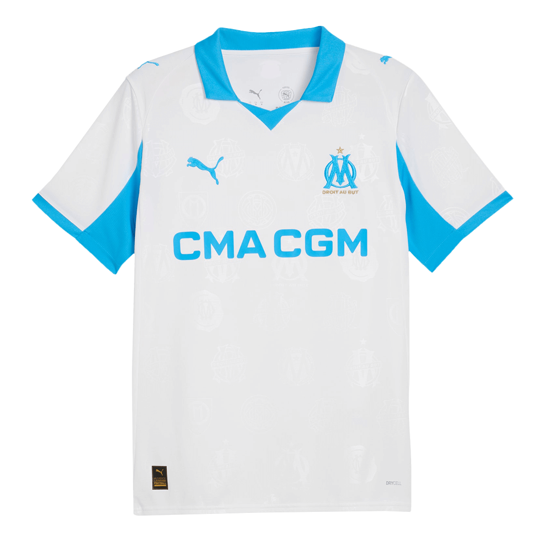 RABIOT #25 Marseille Casa Camisa 2025/26 Branco