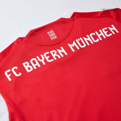 Autêntico UPAMECANO #2 Bayern Munich Casa Futebol Camisas 2025/26 Vermelho