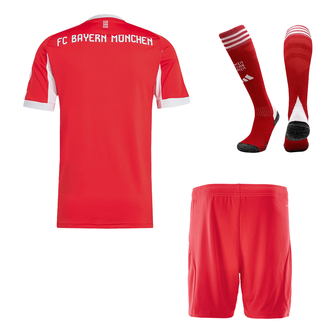 Bayern Munich 
Casa 
 Camisa 
Conjunto (Camisa + Calções + Meias) 
2025/26 
Vermelho