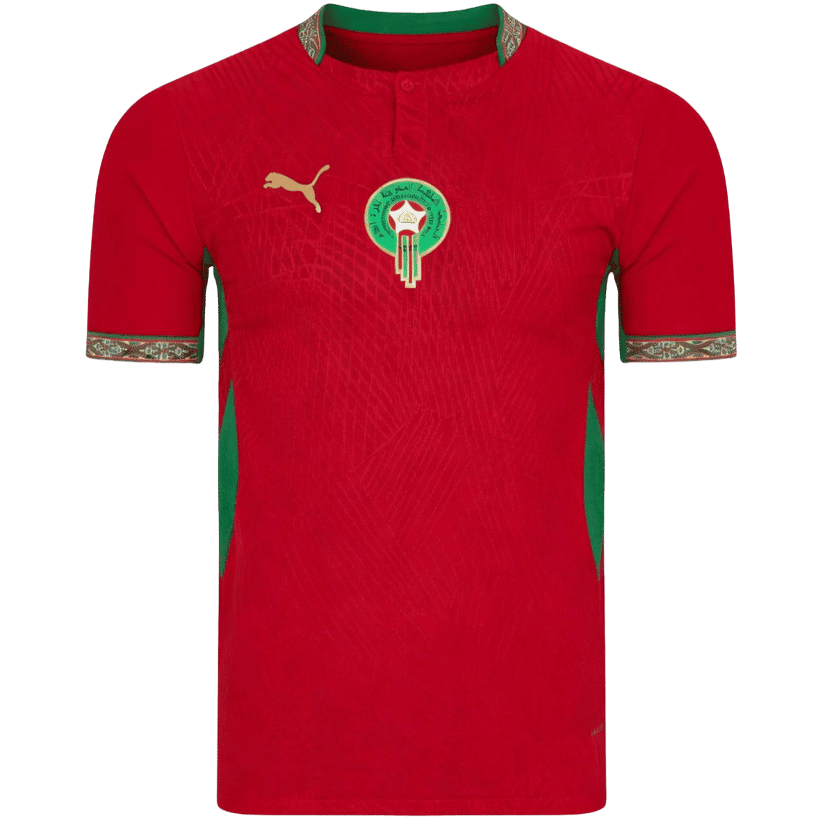 Morocco Casa Copa do Mundo Futebol Camisas 2026 Vermelho