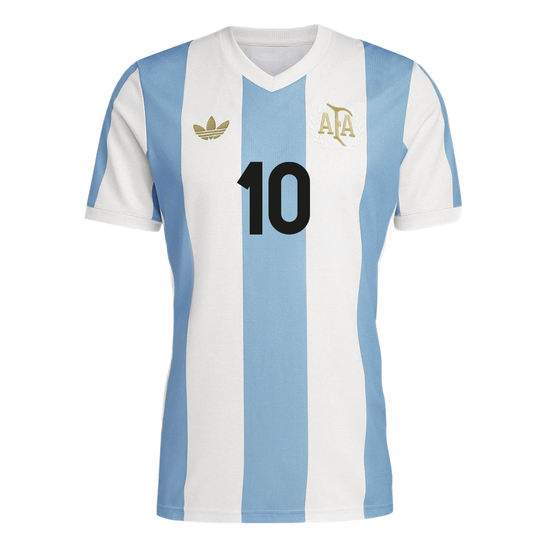 MESSI #10 Argentina Custom 2024 50th Anniversary Football Jersey