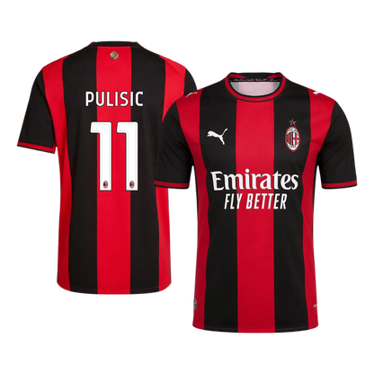 Versão do Jogador PULISIC #11 AC Milan Casa Futebol Camisas 2026/27