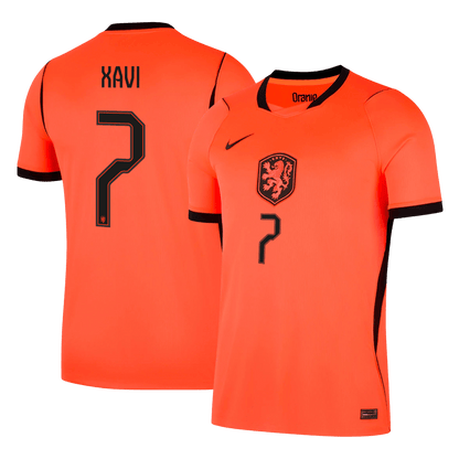 XAVI #7 Netherlands Casa Copa do Mundo Camisa 2026 Laranja