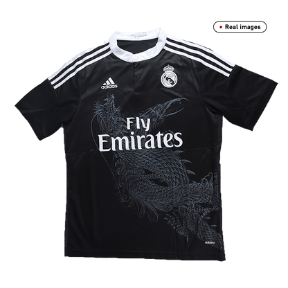 Camisola Retro Real Madrid RONALDO #7 Terceira Fora Camisola de Futebol 2014/15