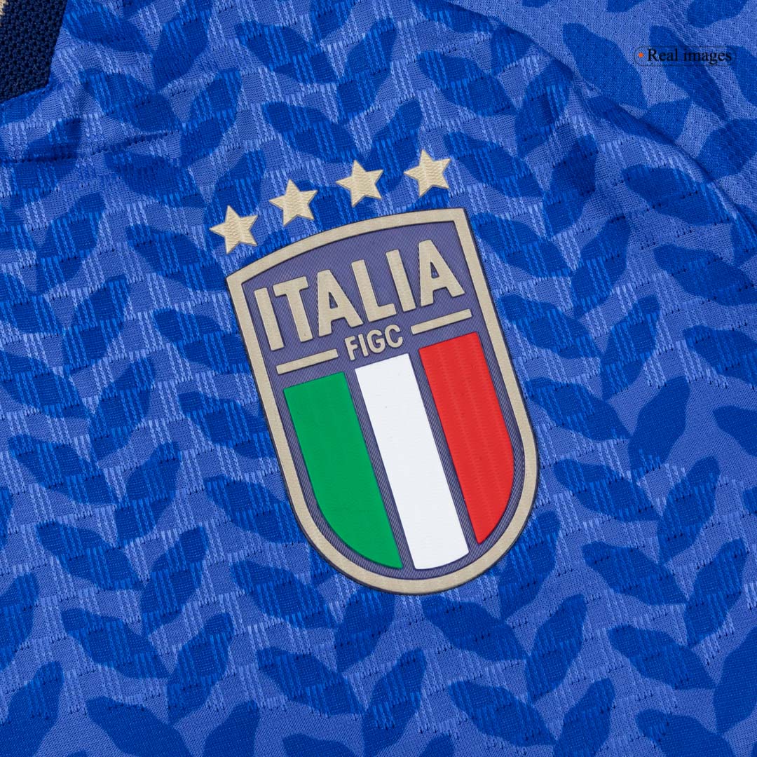Versão do Jogador DIMARCO #3 Italy Casa World Cup Futebol Camisas 2026 Azul