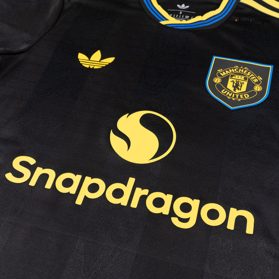 MOUNT #7 Manchester United Fora Terceira Camisa 2025/26 Preto