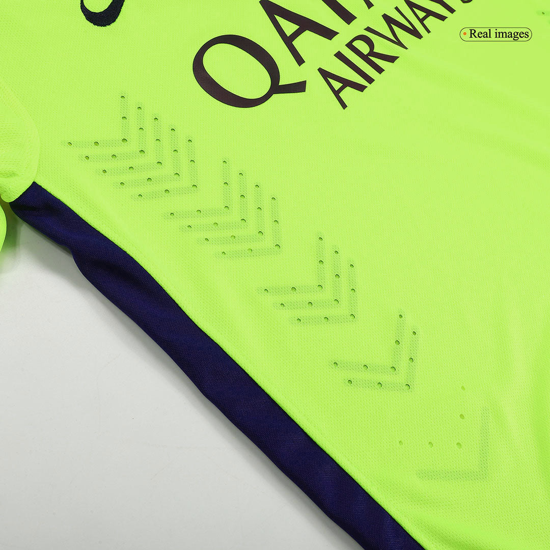 Camisola Retro MESSI #10 Barcelona Terceira Fora Camisola de Futebol 2014/15