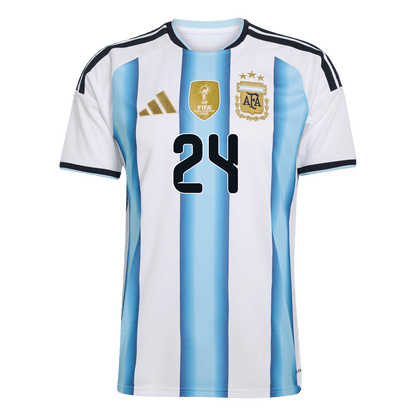 【Super Qualidade】 E. FERNÁNDEZ #24 Argentina
 Casa Futebol Camisa 2026