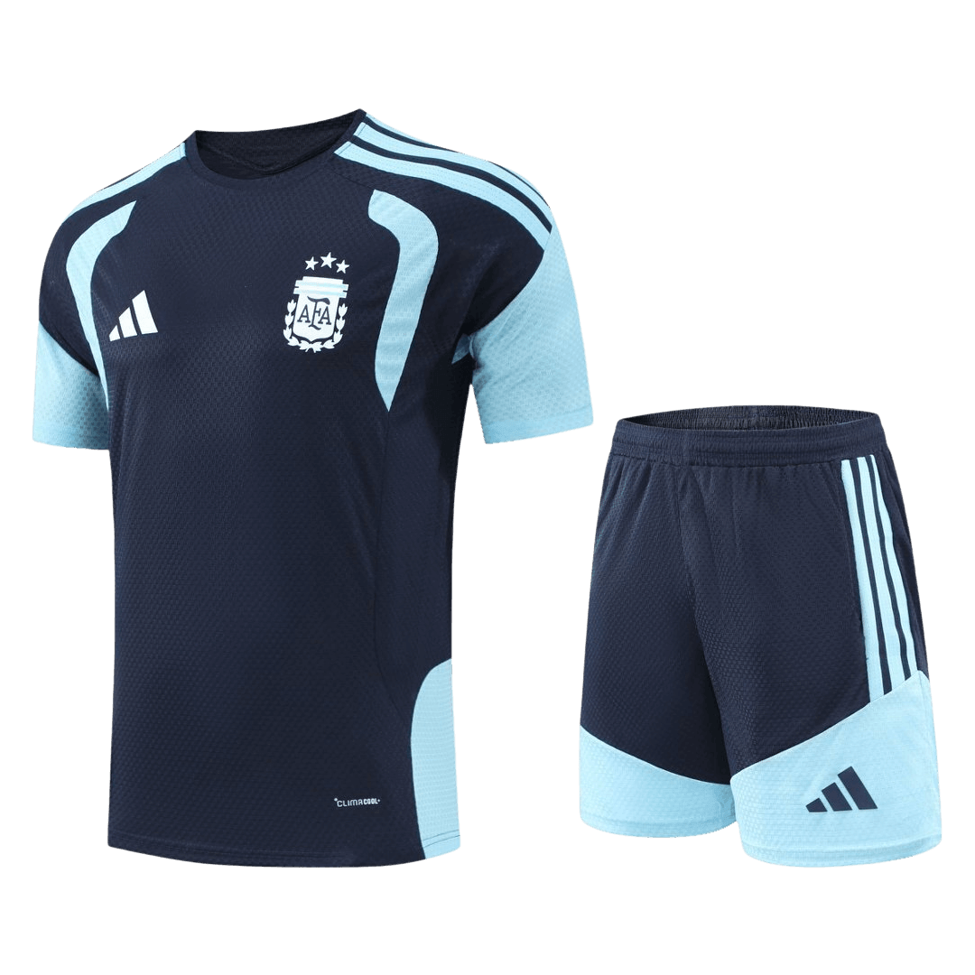 Versão Do Jogador Argentina Copa do Mundo Camisa Conjunto(Camisa+Calções) 2026