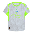 Jogador Manchester City Fora Terceira Futebol Camisas 2025/26 Cinza