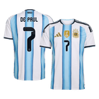【Super Qualidade】DE PAUL #7 Argentina
 Casa Futebol Camisa 2026