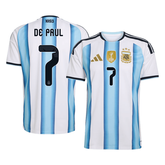 【Super Qualidade】DE PAUL #7 Argentina
 Casa Futebol Camisa 2026