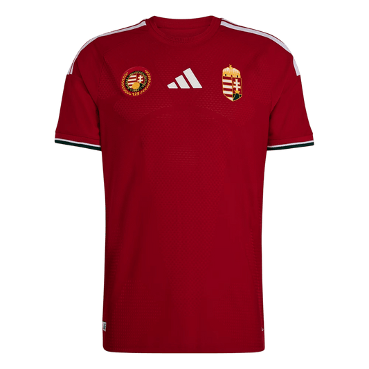 Versão do Jogador Hungría Casa Copa do Mundo Futebol Camisas 2026 Vermelho