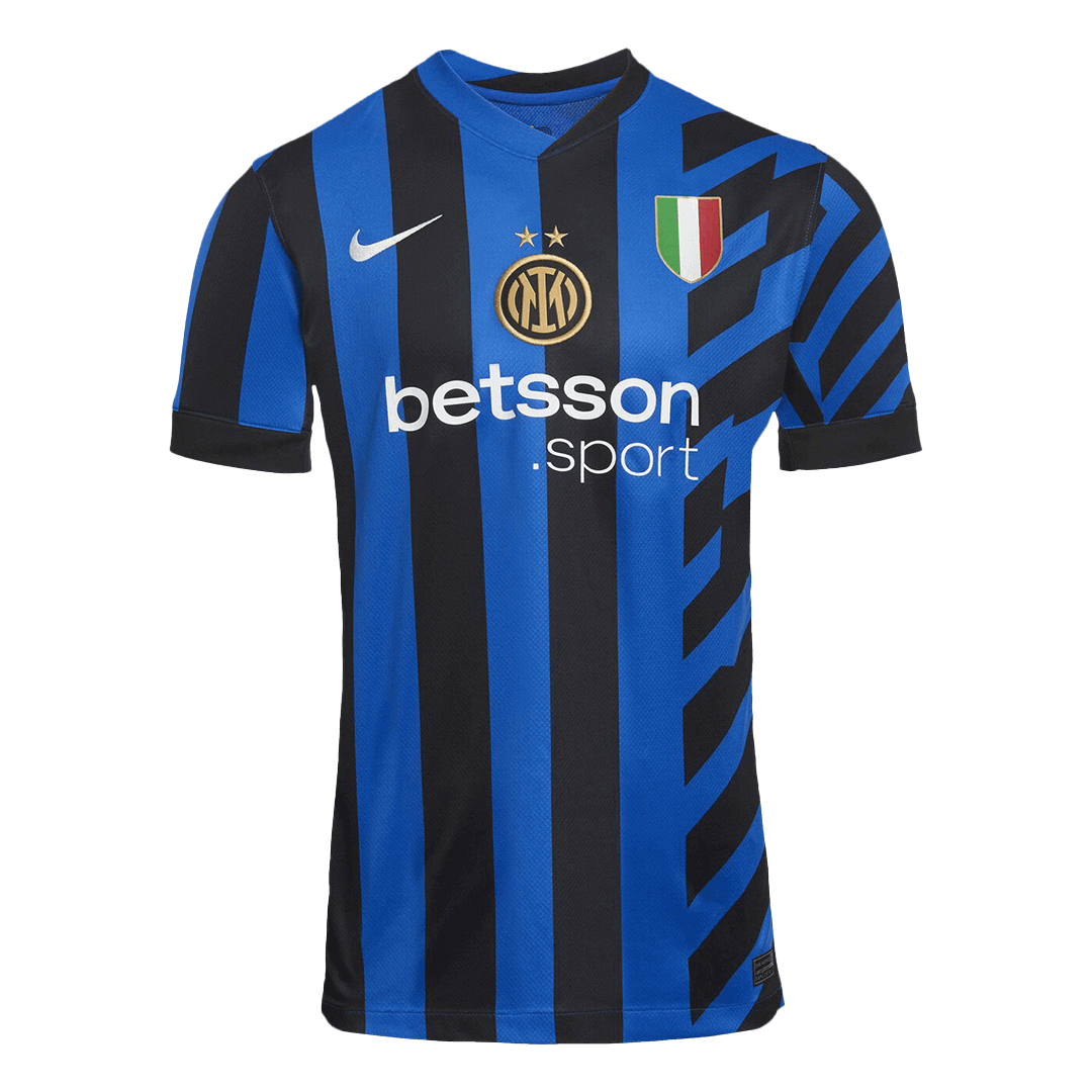 Camisola de futebol LAUTARO #10 Inter Milan Home personalizada 2024/25