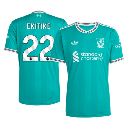EKITIKE #22 Liverpool Terceira Camisa 2025/26 Verde