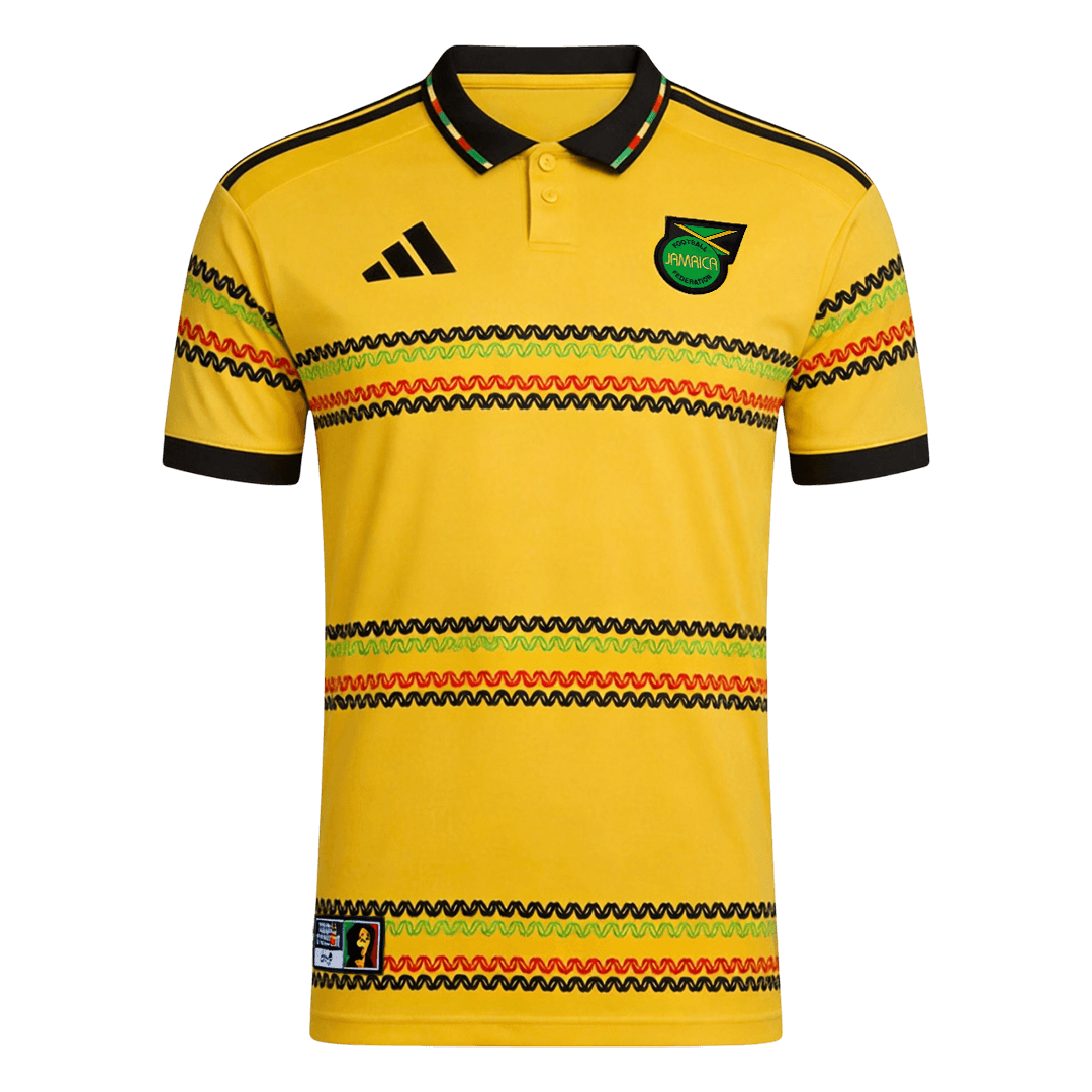 Jamaica Casa Camisa Copa do Mundo 2026 Amarelo - camisola de futebol para adeptos em