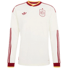 Espanha Fora Manga comprida Camisa 2026 Branco