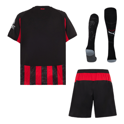 AC Milan 
Casa 
 Camisa 
Conjunto (Camisa + Calções + Meias) 
2025/26