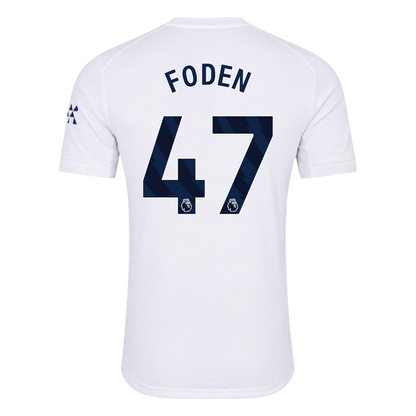 FODEN #47 Manchester City Terceira Camisa 2026/27 Branco