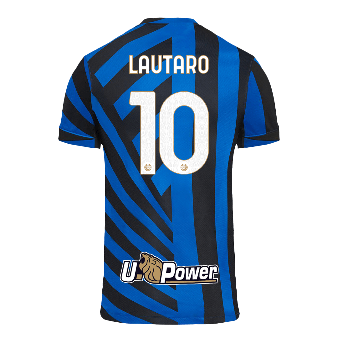 Camisola de futebol LAUTARO #10 Inter Milan Home personalizada 2024/25