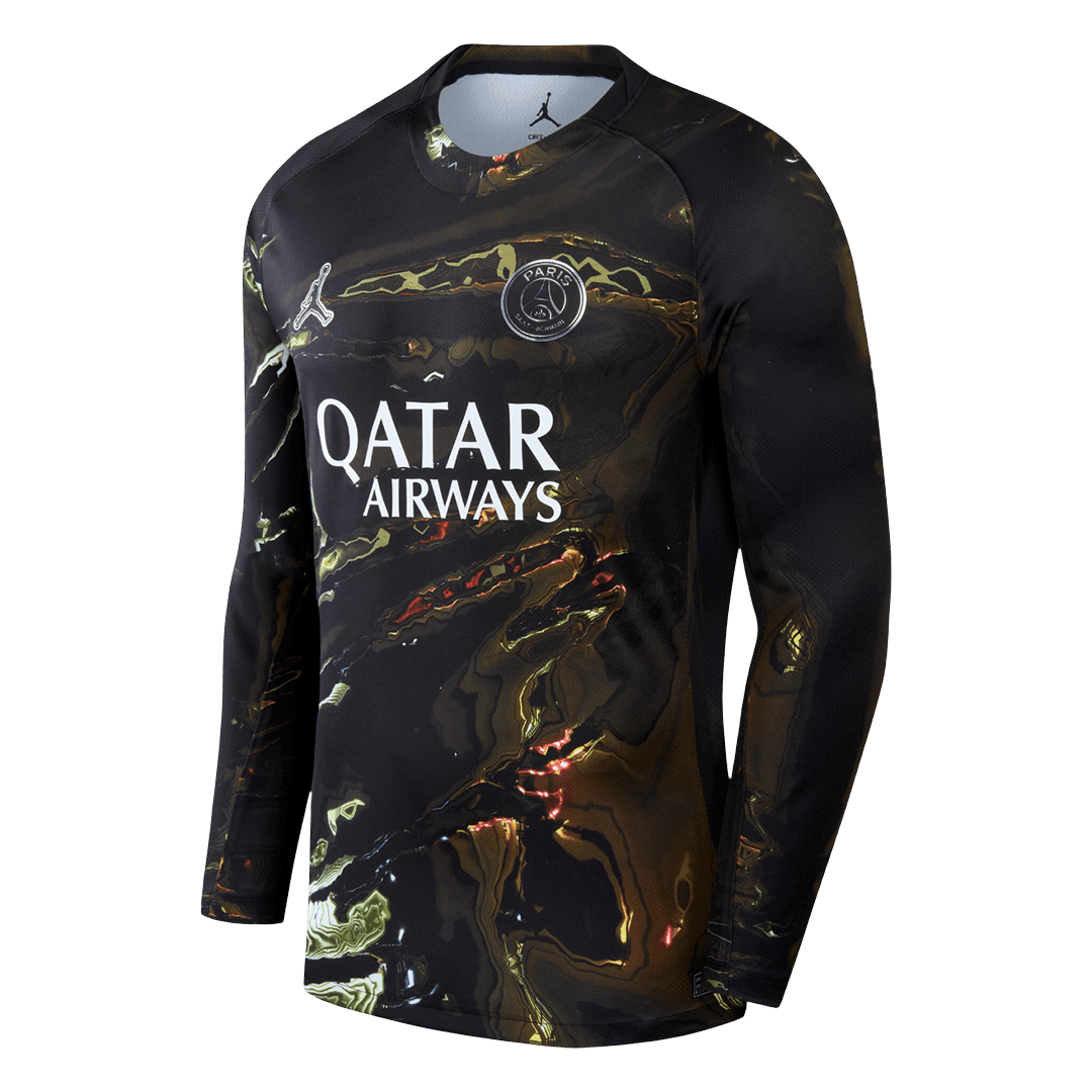 PSG Manga comprida Camisa 2025/26 Preto