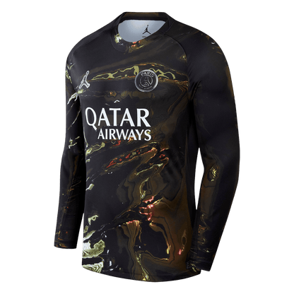 PSG Manga comprida Camisa 2025/26 Preto