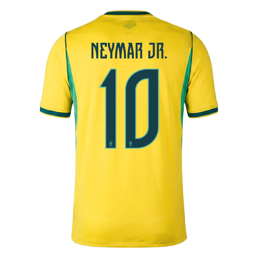 NEYMAR JR. #10 Brazil Casa Copa do Mundo Camisa 2026 Amarelo