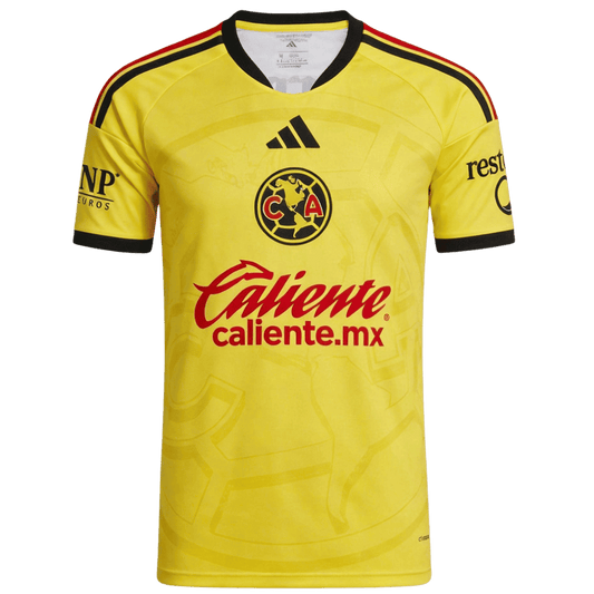 Versão do Jogador Club America Casa Futebol Camisas 2026/27 Amarelo