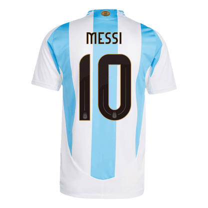 Camisola de futebol MESSI #10 Argentina personalizada 2024 50o aniversário