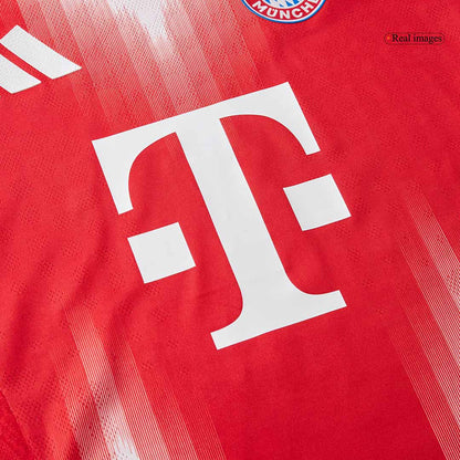 Autêntico UPAMECANO #2 Bayern Munich Casa Futebol Camisas 2025/26 Vermelho