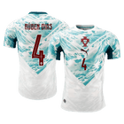 Versão do Jogador RÚBEN DIAS #4 Portugal Fora Copa do Mundo Futebol Camisas 2026