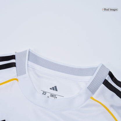 Infantil Real Madrid Casa Futebol Camisa Conjunto(Camisa+Calção) 2025/26 Branco