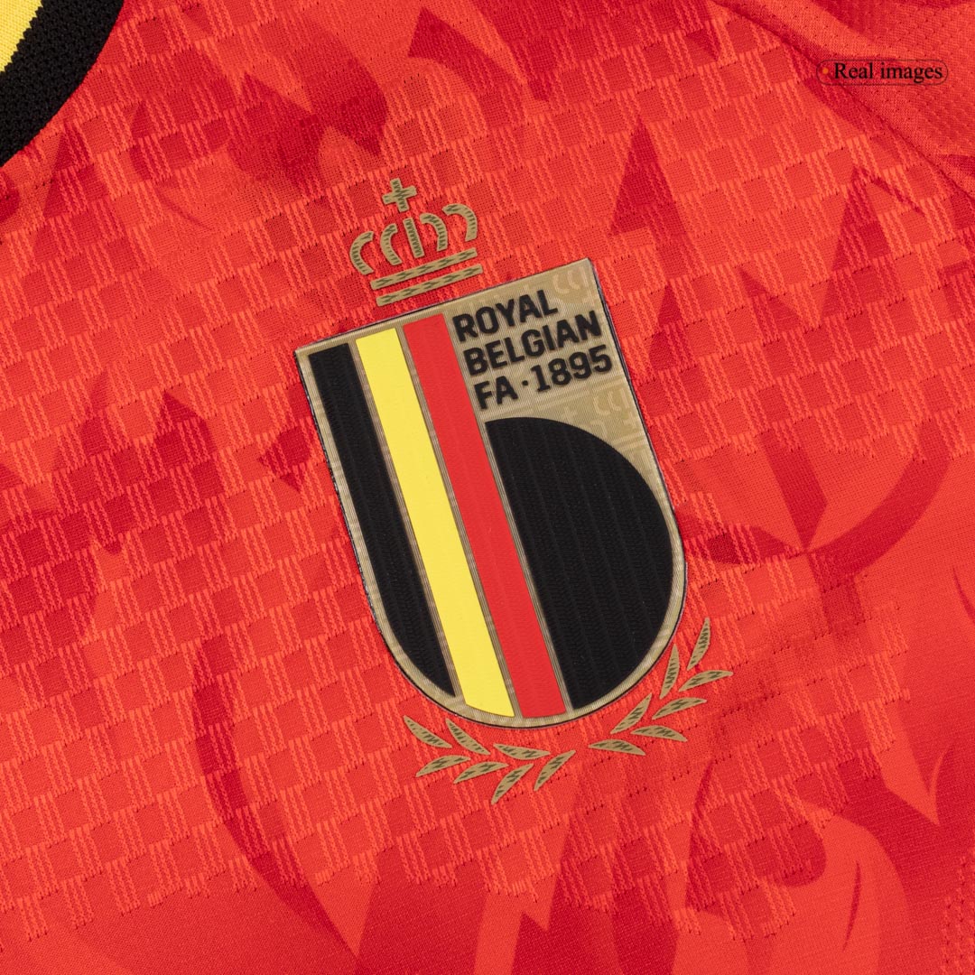 Versão do Jogador LUKAKU #9 Bélgica Casa Copa do Mundo Futebol Camisas 2026 Vermelho
