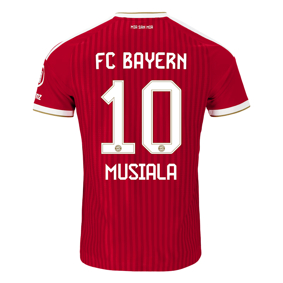 Versão do Jogador MUSIALA #10 Bayern Munich Casa Futebol Camisas 2026/27 Vermelho