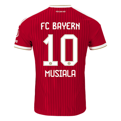 Versão do Jogador MUSIALA #10 Bayern Munich Casa Futebol Camisas 2026/27 Vermelho