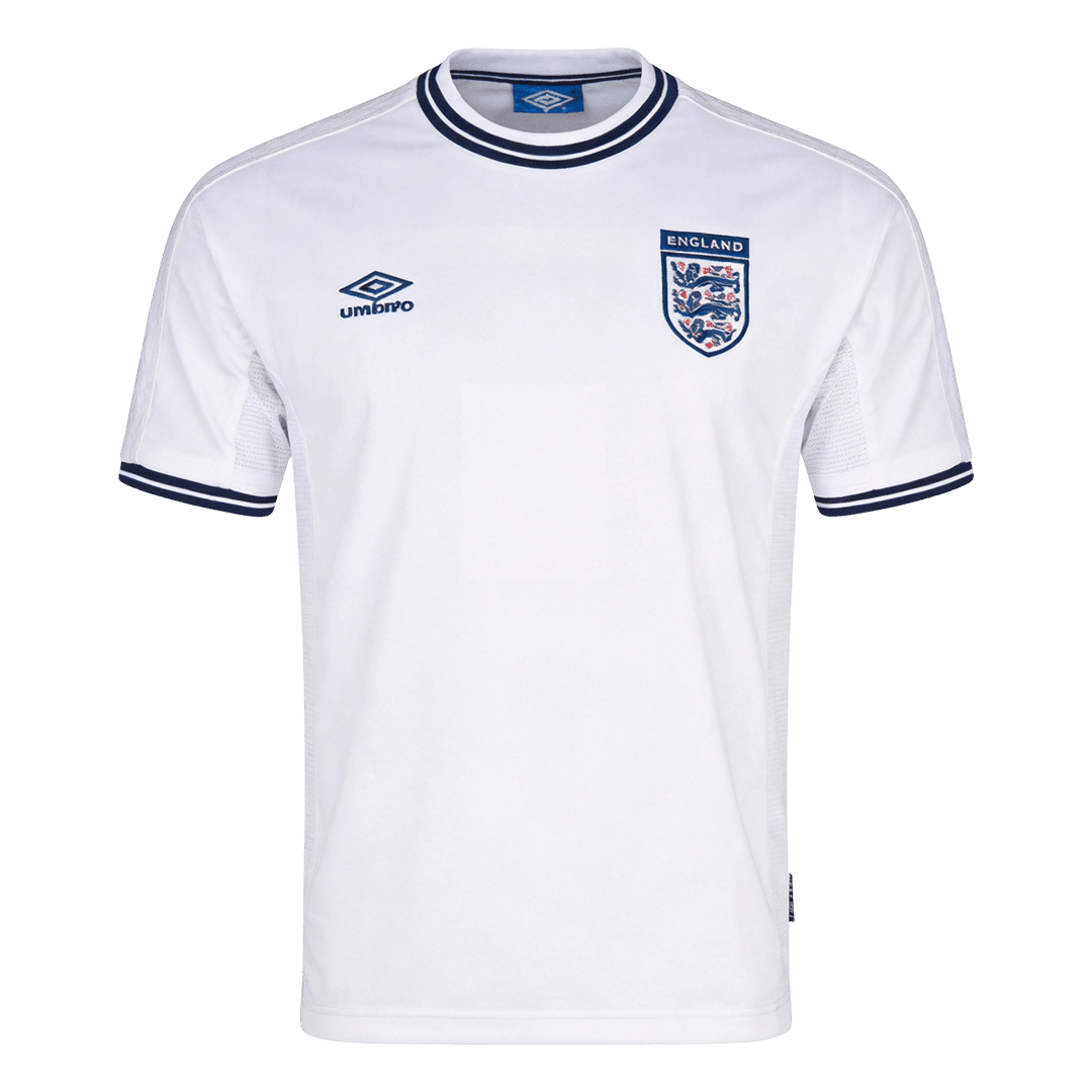 Retrô England Casa Camisa 2000 Branco