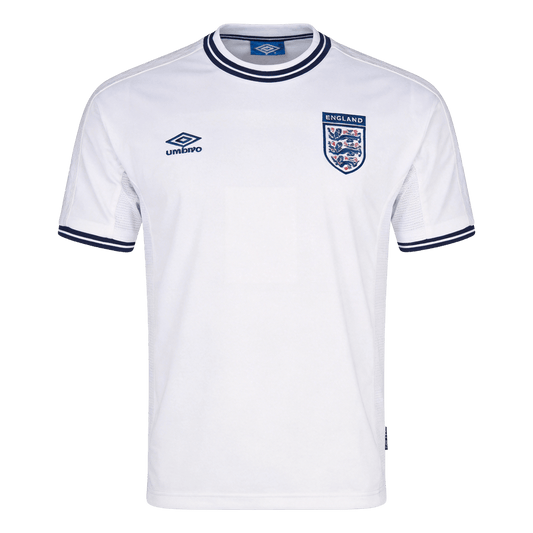 Retrô England Casa Camisa 2000 Branco