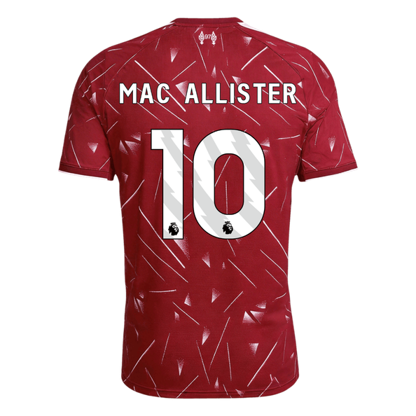 【Super Qualidade】MAC ALLISTER #10 Liverpool
 Casa Futebol Camisa 2026/27 Vermelho