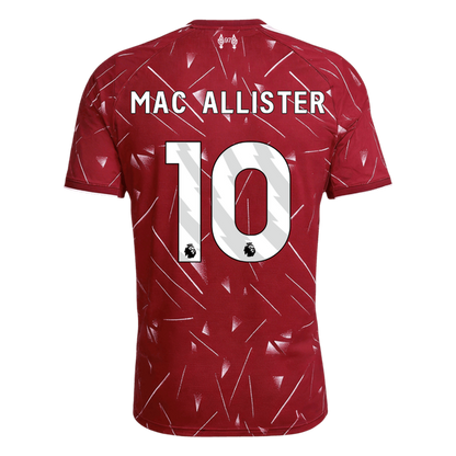 【Super Qualidade】MAC ALLISTER #10 Liverpool
 Casa Futebol Camisa 2026/27 Vermelho