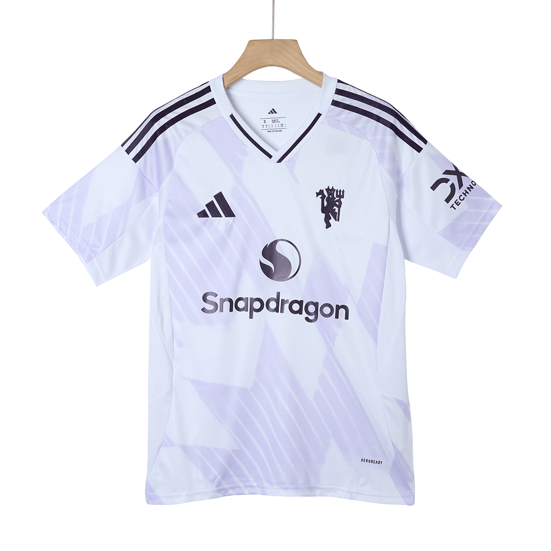 MOUNT #7 Manchester United Fora Camisa 2025/26 Branco