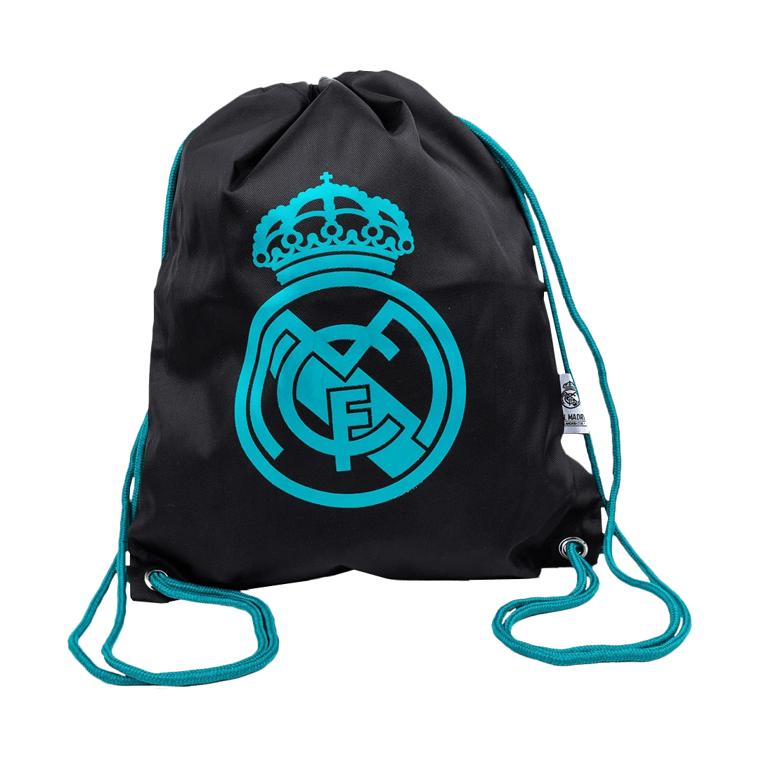 Real Madrid Mochila De Ginástica Preta