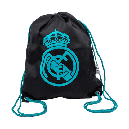 Real Madrid Mochila De Ginástica Preta