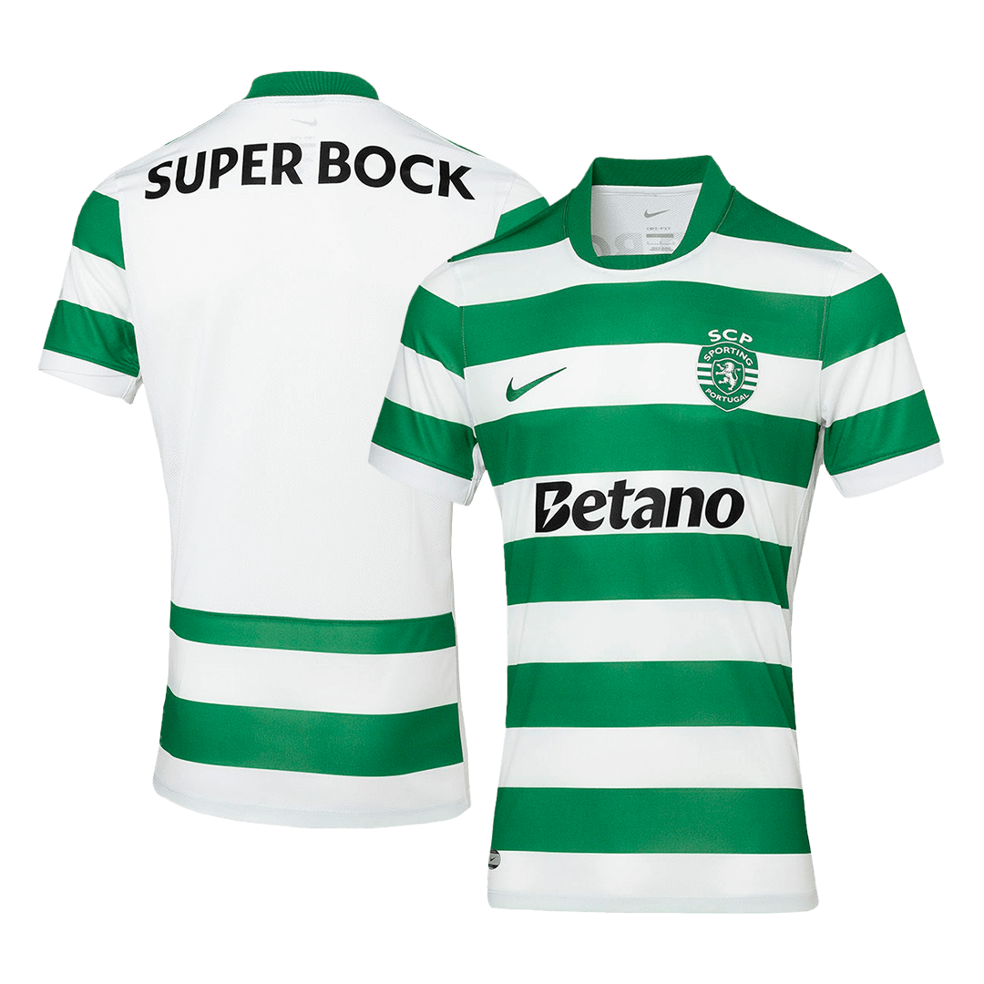 Sporting CP Casa Camisa 2025/26-Verde&branco