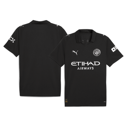 Manchester City Fora Camisa 2025/26- Preto