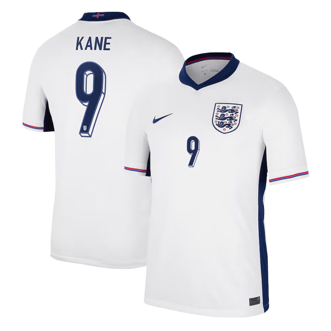 Camisola de futebol KANE #9 Inglaterra Home personalizada 2024