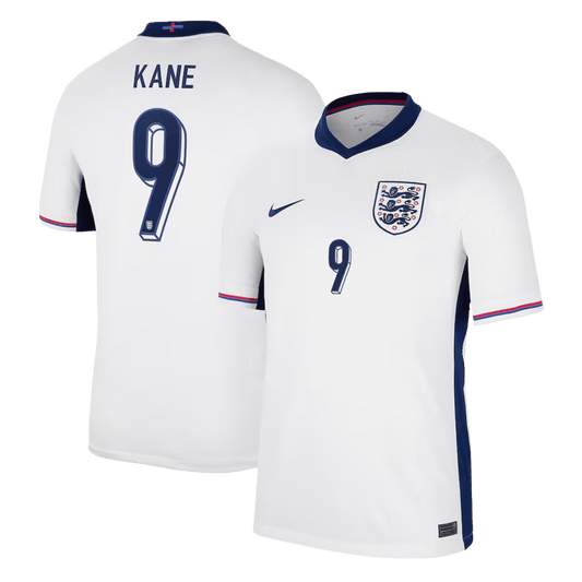 Camisola de futebol KANE #9 Inglaterra Home personalizada 2024