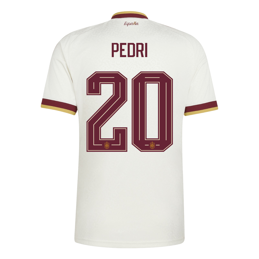 PEDRI #20 Spain Fora Copa do Mundo Camisa 2026 Branco