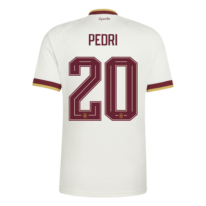 PEDRI #20 Spain Fora Copa do Mundo Camisa 2026 Branco