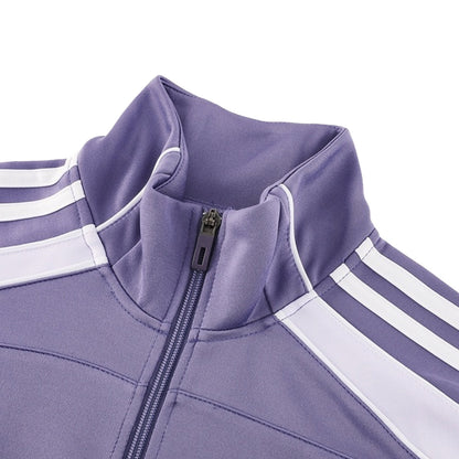 Manchester United Conjunto Casaco(Blusão+Calça) Formação Blusão 2025/26 Roxo