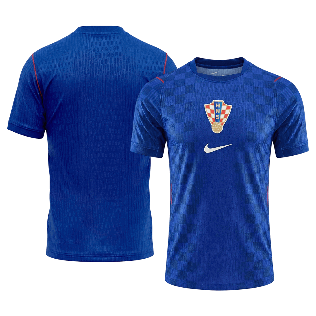 Versão do Jogador MODRIĆ #10 Croatia Fora Copa do Mundo Futebol Camisas 2026 Azul